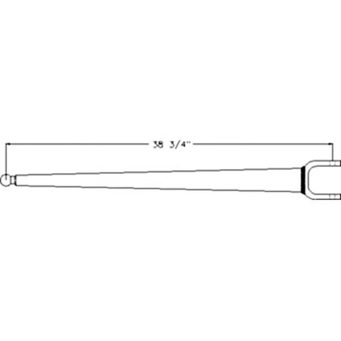 521488M92 Radius Rod Assembly Fits Massey Ferguson 20, TO35, 135, 235