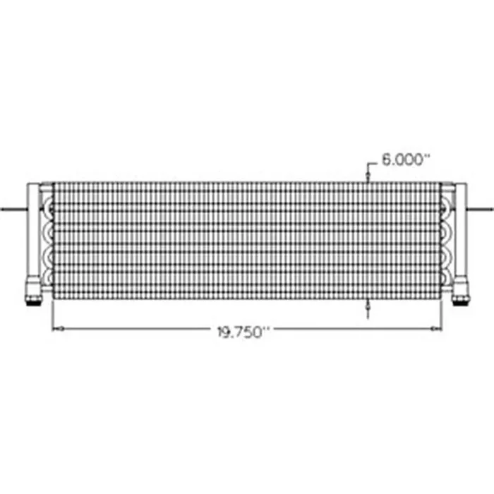 70272180 Oil Cooler Fits Allis Chalmers AC Tractor 185 190 190XT 200 210 220