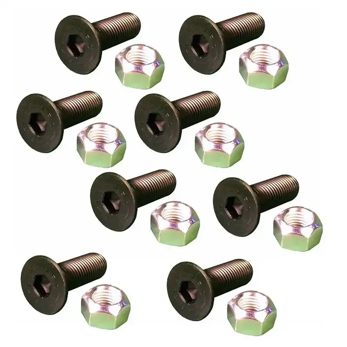 (8x) Screws & Nuts Fits CAT 5/8 x 2 1/2″ (1592953, 8T4778)