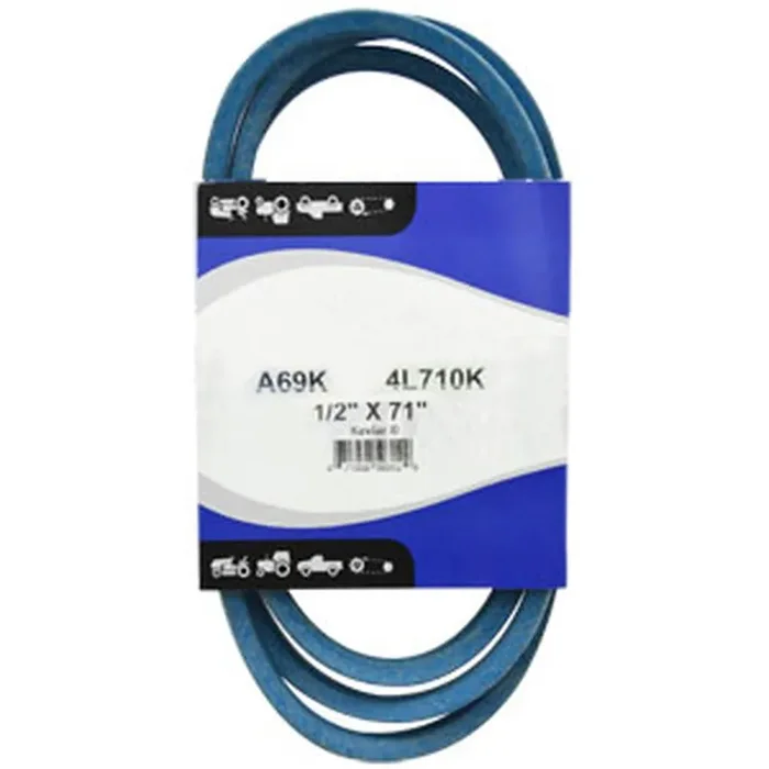 A-B1A69K-AI Made With Aramid Blue V-Belt (1/2″ X 71″ )