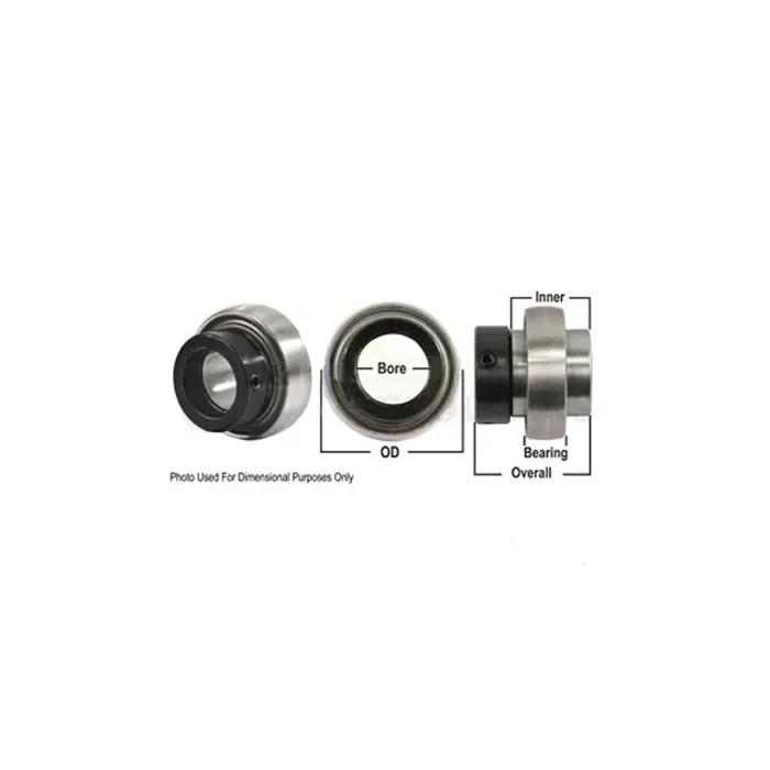 A-GRA115RRB-I-AI Bearing, Ball; Spherical W/ Collar, Re-Lubricatable