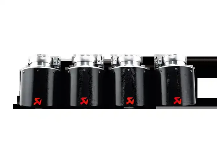 Akrapovic 06-13 Chevrolet Corvette ZO6/ZR1 (C6) Tail Pipe Set (Carbon 115 mm)