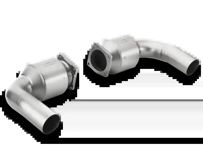 Akrapovic 10-13 Porsche 911 Turbo/Turbo S (997) Link Pipe Set w/ Cat (Titanium)