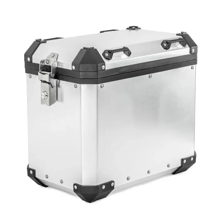 Aluminium Pannier compatible with BMW R NineT Urban G/S Side Case Bagtecs GX45 silver