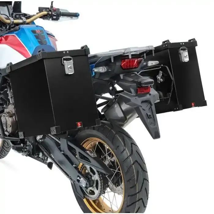 Aluminium Panniers Set compatible with KTM 1290 Super Duke GT Side Cases Bagtecs NB35 black
