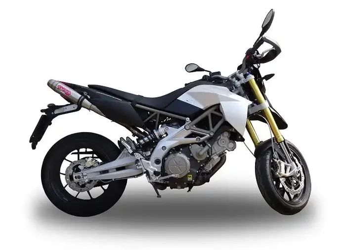 Aprilia Dorsoduro 900 2017-2020 Exhaust GPR Double Slip-on Deeptone Inox