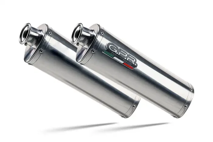 Aprilia Pegaso 650 1992-1996 Ga Exhaust GPR Double Slip-on Trioval
