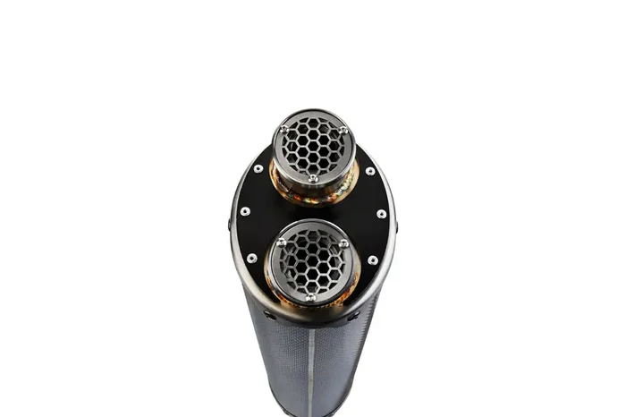 Aprilia Tuareg 660 2021-2024 Exhaust GPR Slip-on Dual Poppy