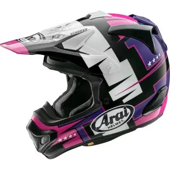 ARAI HELMETS VX-Pro4 Helmet – Battle – Purple – Medium 0110-8713