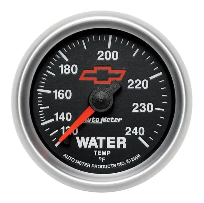 Autometer Sport-Comp II 2-1/16in 120-240 Deg Mechanical Water Temp Gauge – Bowtie Black
