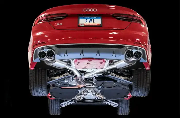 AWE Tuning Audi B9 S5 3.0T Touring Edition Exhaust – Diamond Black Tips (90mm)