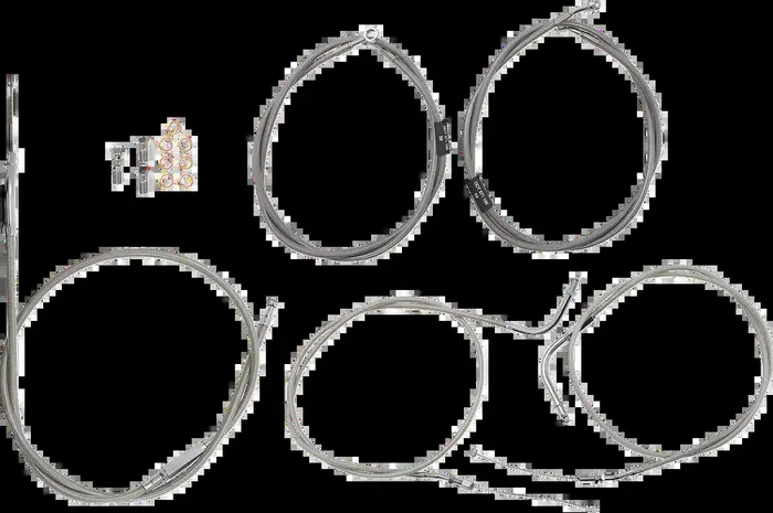 BARON Cable Line Kit – 12″ – 14″ – ‘99 – ‘03 Roadstar – Stainless Steel BA-8021KT-12