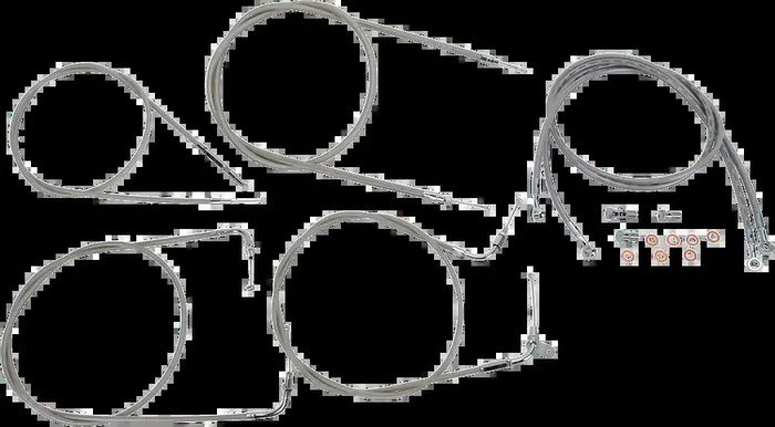 BARON Cable Line Kit – 15″ – 17″ – XVS1100CL – Stainless Steel BA-8042KT-16