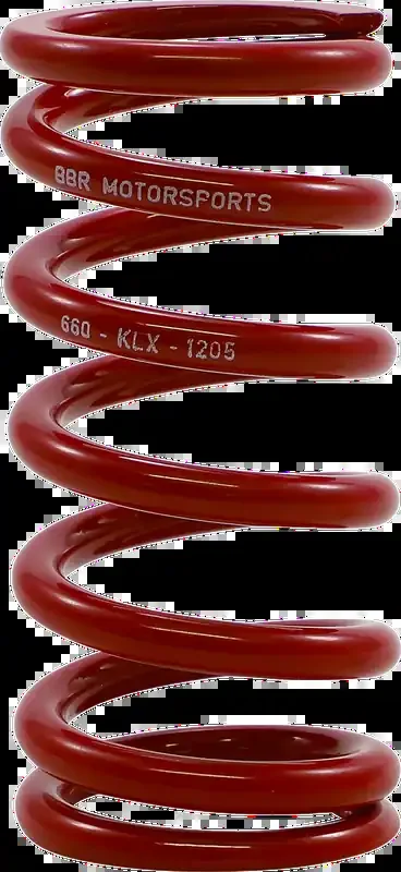 BBR MOTORSPORTS Rear Shock – Red – Spring Rate 381 lbs/in 660-KLX-1205