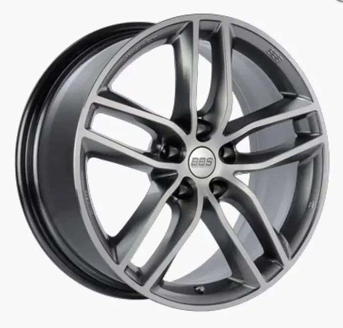 BBS SX 20×9 5×112 ET33 66.5mm CB Wheel Gloss Platinum w/ Diamond Cut Face Wheel