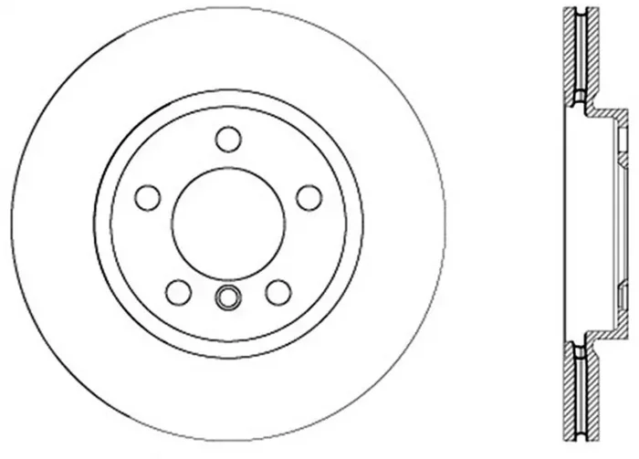 Centric 11-16 Mini Countryman Premium Front CryoStop Brake Rotor