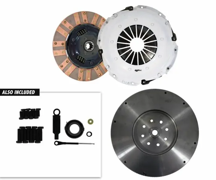 Clutch Masters 01-05 Dodge Ram 2500/3500 5.9L w/ NV5600 Trans FXT400 Sprung Ceramic Clutch Kit w/ FW