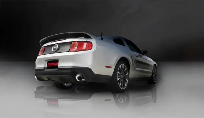Corsa 11-14 Ford Mustang GT/Boss 302 5.0L V8 Polished Xtreme Axle-Back Exhaust