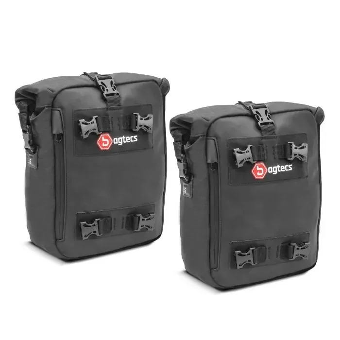 Crashbar bag pair compatible with BMW F 750 / 700 GS Bagtecs CB4 10Ltr black