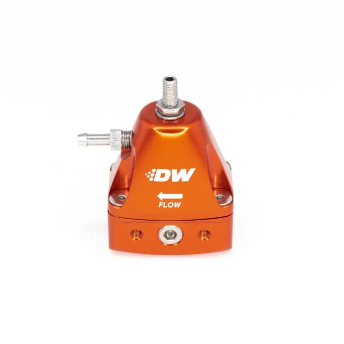 DeatschWerks DWR1000iL In-Line Adjustable Fuel Pressure Regulator – Orange