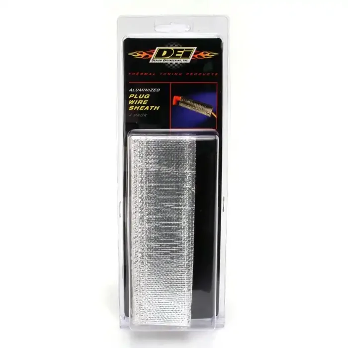 DEI Plug Wire Sheath 3/4in x 6in – 4-pack – Aluminum