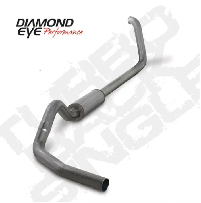 Diamond Eye KIT 4in TB SGL SS 00-03 FORD 7.3L F250/F350