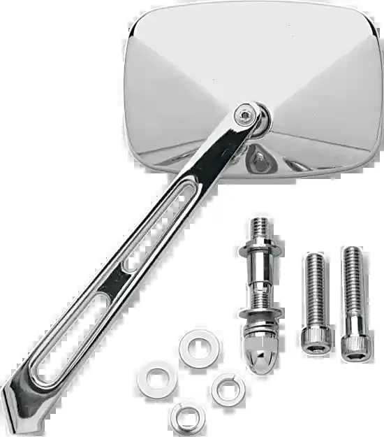 DRAG SPECIALTIES Air Stem Rectangular Mirror 60-6240-BC