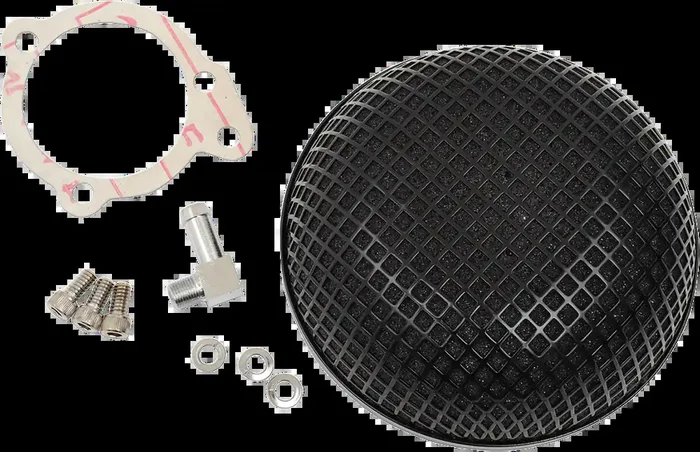 DRAG SPECIALTIES Bob Air Cleaner – Black – Super E and G Carburetor 14-0110SSSB