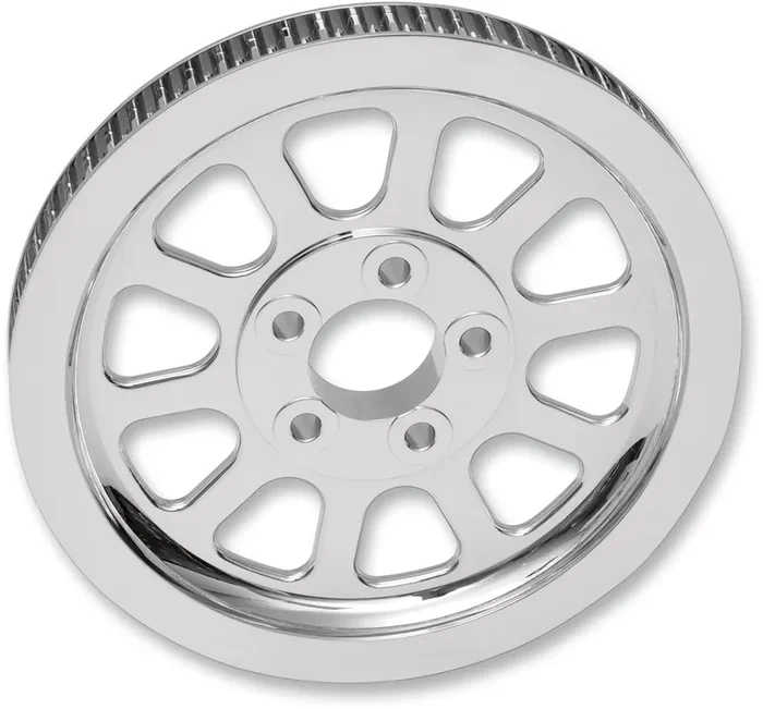DRAG SPECIALTIES Chrome Rear Pulley – 66-Tooth 191312