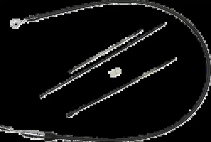 DRAG SPECIALTIES Clutch Cable – Upper – 54″ – Black/Black 6323420HE