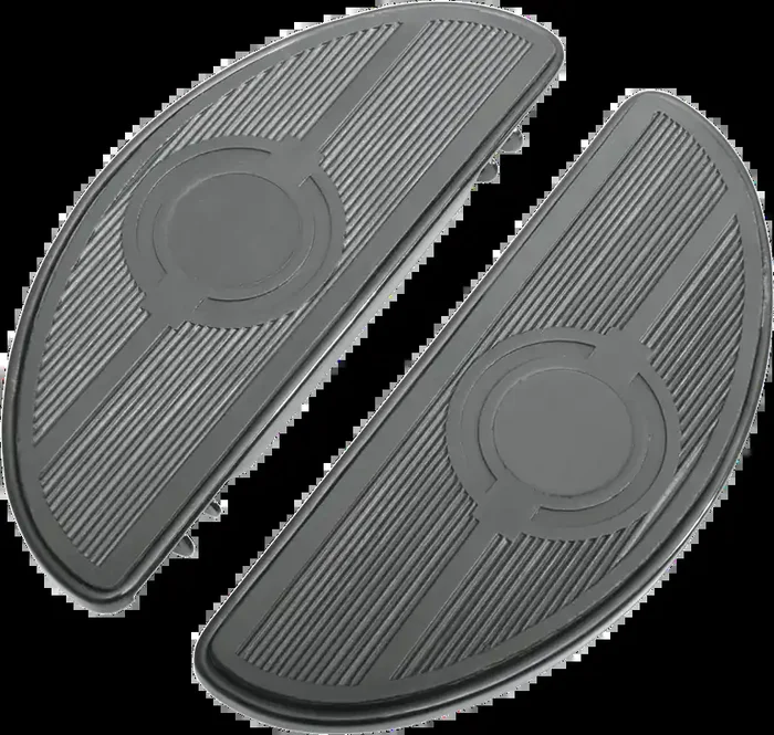DRAG SPECIALTIES Floorboard – Half-Moon – Black 17-0418LB
