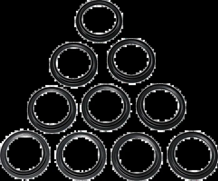 DRAG SPECIALTIES Fork Dust Seals – 49 mm – 10-Pack SUG RETAIL IS FOR A PAIR 57-104-10