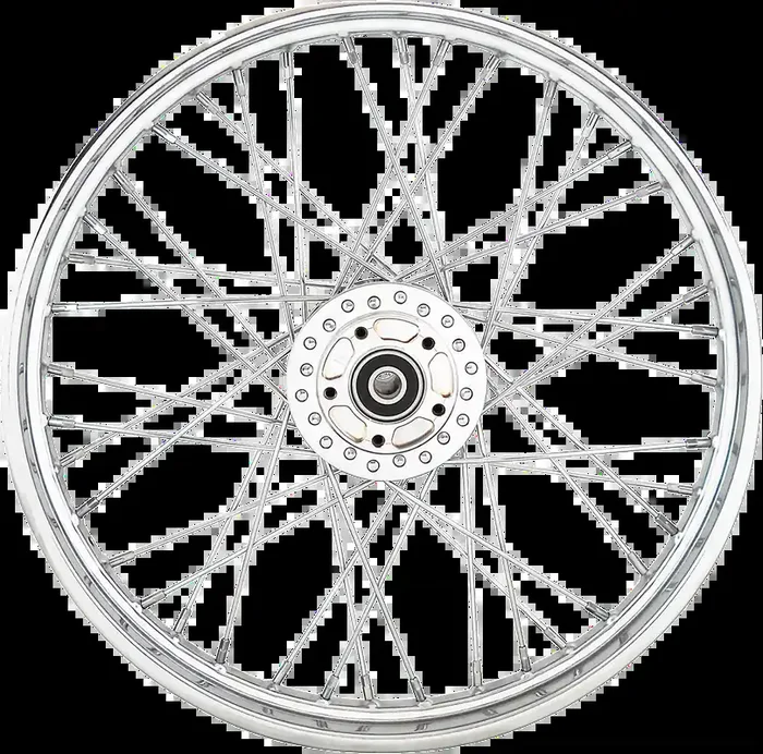 DRAG SPECIALTIES Front Wheel – Single Disc/No ABS – Chrome – 21″x2.15″ – ‘06-‘07 XL 64540