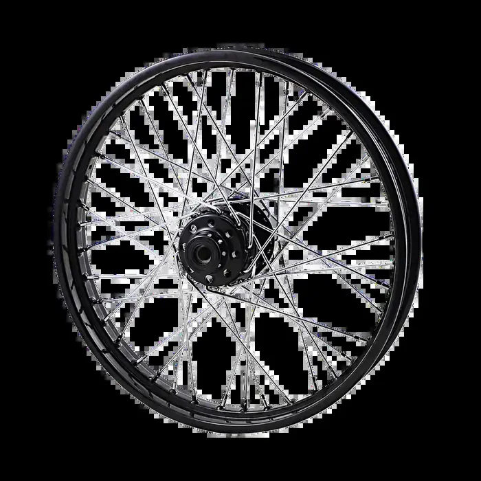 DRAG SPECIALTIES Front Wheel – Single/Dual Disc/No ABS – Black – 19″x2.50″ 64365B
