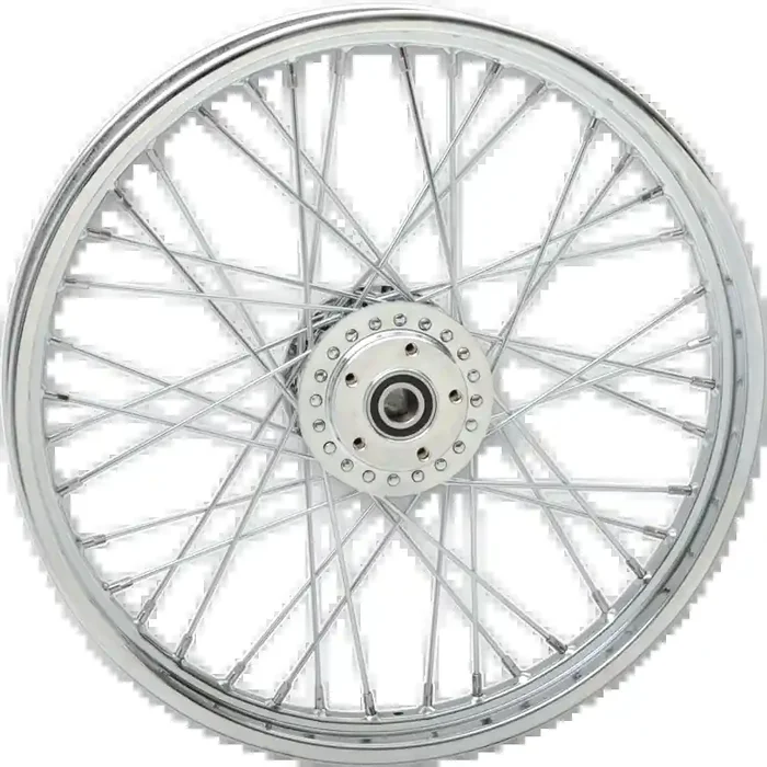 DRAG SPECIALTIES Front Wheel – Single/Dual Disc/No ABS – Chrome – 21″x2.15″ – ‘04-‘05 FXD 64383