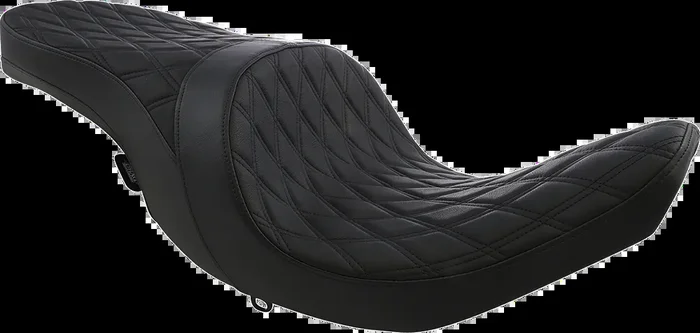 DRAG SPECIALTIES Low Profile Touring Seat – Black – Smooth – Vinyl – ‘14-‘22 Indian 0810-2273