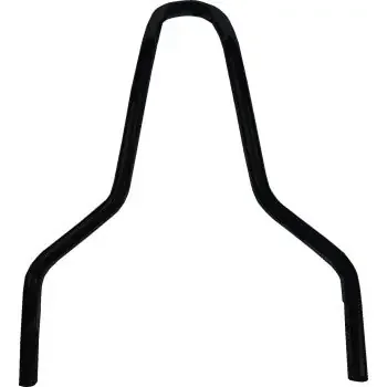 DRAG SPECIALTIES Round Sissy Bar – Black – 11″H 1501-0778