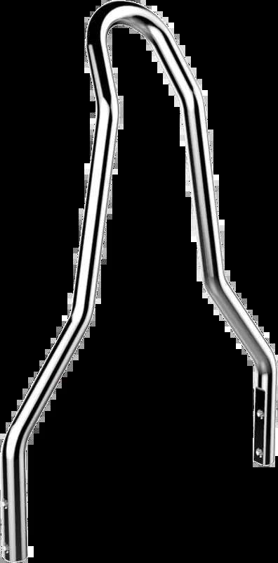 DRAG SPECIALTIES Round Tapered Sissy Bar – Chrome – 10″ 50263616