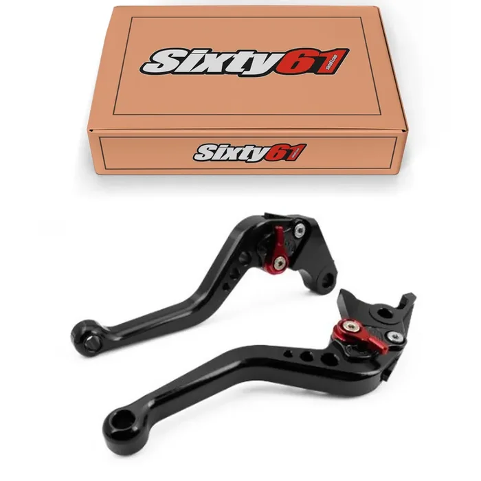 Ducati Brake & Clutch Levers, Black Shorty Adjustable