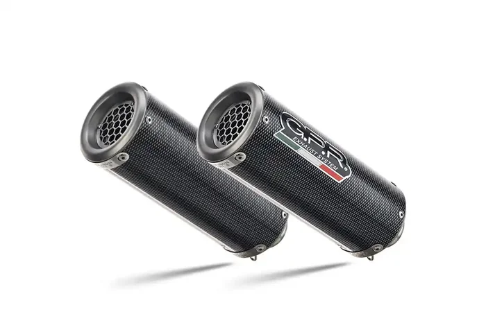 Ducati Monster 696 2008-2014 Exhaust GPR Double Slip-on M3 Poppy