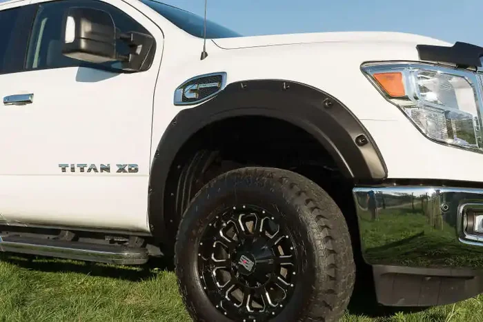 EGR 16+ Nissan Titan XD Bolt-On Look Fender Flares – Set – Matte (795905)