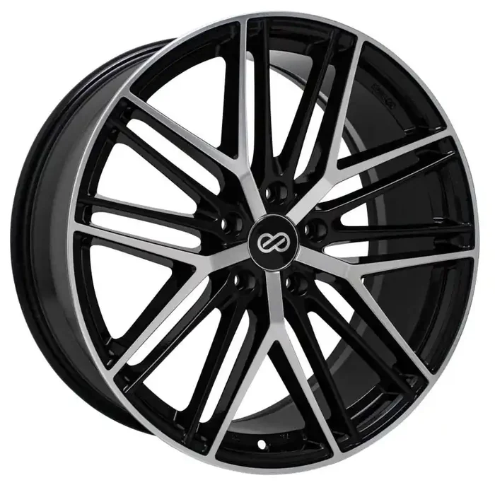 Enkei Phantom 19×8 5×114.3 35mm 72.6mm Bore Black Machined Wheel