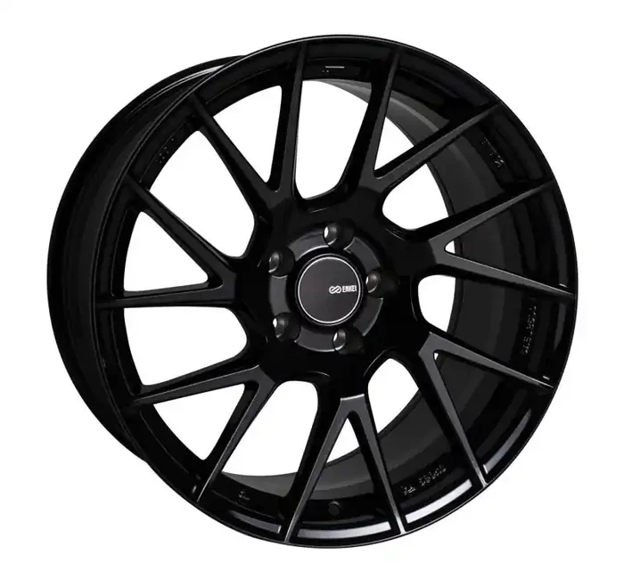 Enkei TM7 18×8.5 5×114.3 38mm Offset 72.6mm Bore Gloss Black Wheel