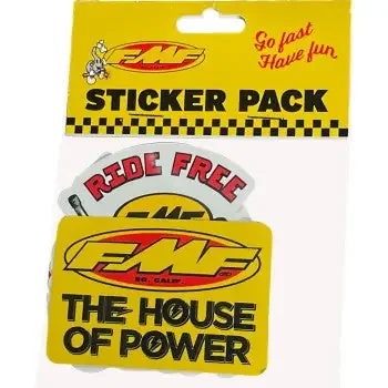 FMF Decal Sticker Pack – Go Fast Have Fun 012518