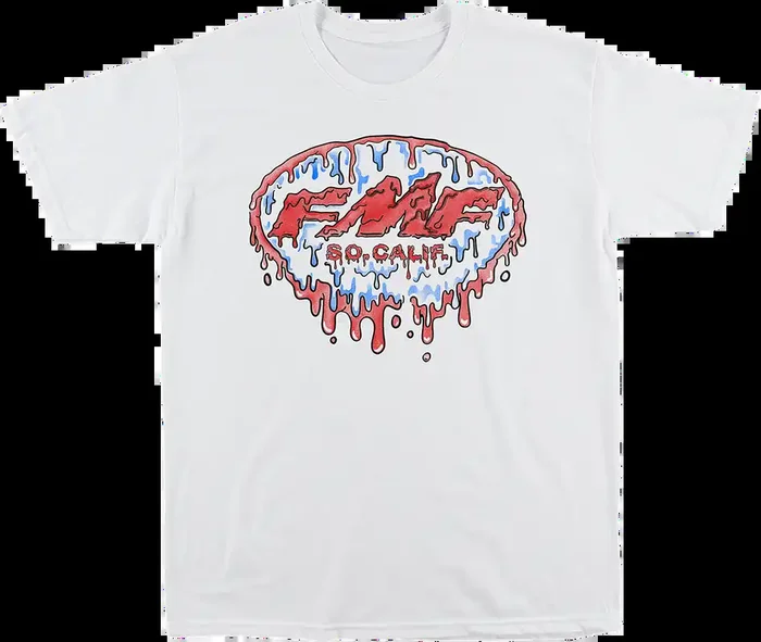 FMF Drip T-Shirt – White – XL FA21118903WHXL 3030-21270