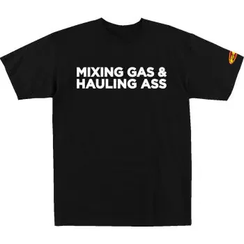 FMF Gass T-Shirt – Black – Medium FA21118915BLKMD