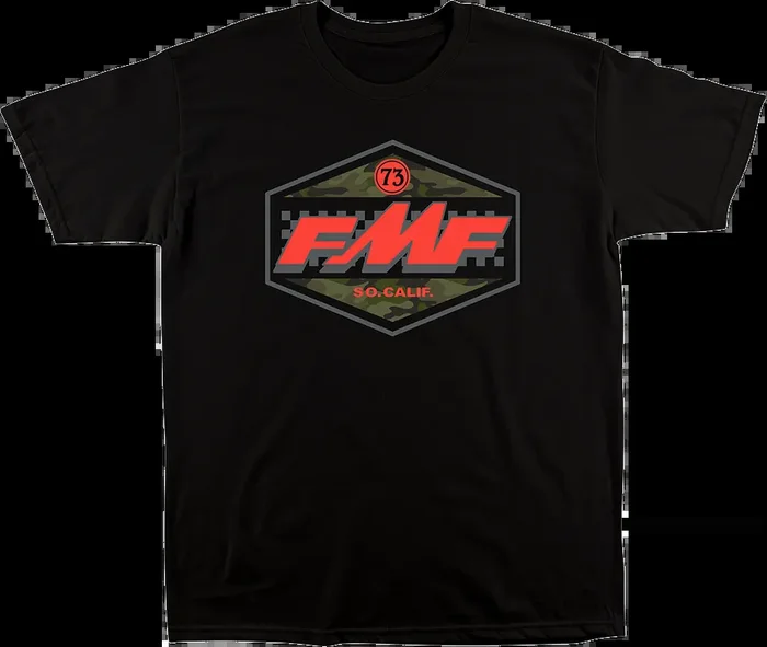 FMF Holeshot T-Shirt – Black – XL SP21118906BKXL 3030-20498