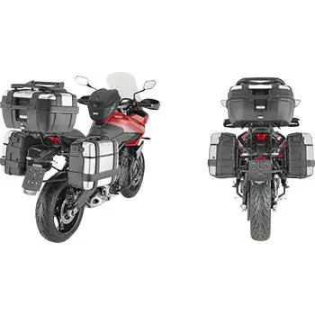 GIVI Pannier Holder – Side Case Hardware – Black/Silver PLO6421MK