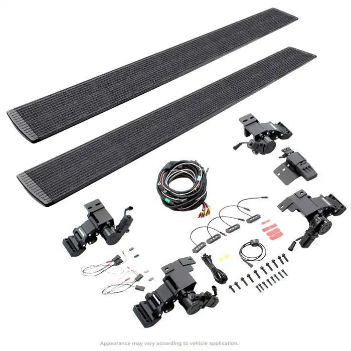 Go Rhino 14-23 Toyota 4Runner 4dr E1 Electric Running Board Kit – Protective Bedliner Coating