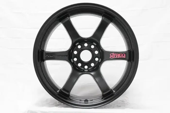 Gram Lights 57DR 18X8.5 +37 5-114.3 Semi Gloss Black